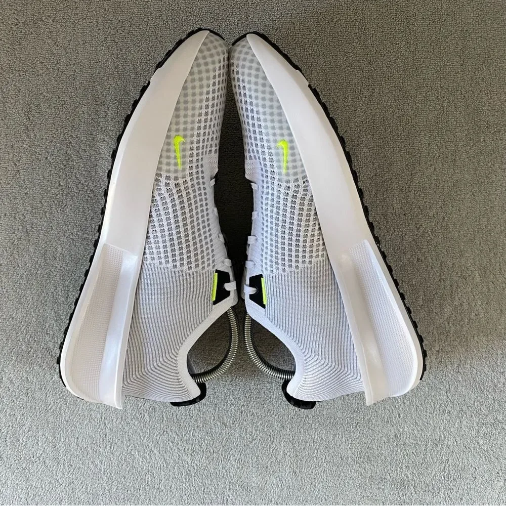 Nike Mens 13 Interact Run Running Shoes Athletic Sneaker FD2291-100 White Volt - Picture 6 of 8
